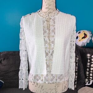 Elie Tahari  Lace Tweed Jacket, Size 2